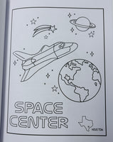Tour of Texas Coloring Book