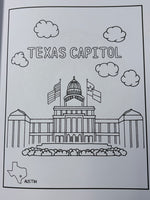 Tour of Texas Coloring Book