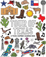 Tour of Texas Coloring Book