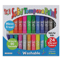 Kwik Stix Solid Tempera Paint 24-Pack