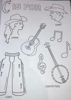 Texas A-Z Coloring Book