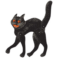 Articulated Black Cat Decoration