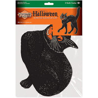 Articulated Black Cat Decoration