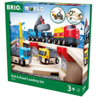 BRIO Rail & Road Loading Set