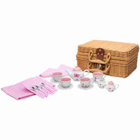 Butterfly Tea Set with Basket