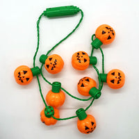 Jumbo Blinking Pumpkin Necklace