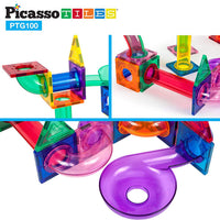 Picasso Tiles Magnetic Marble Run Set
