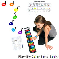 Rainbow Rock 'N Roll It Flexible Roll-Up Piano