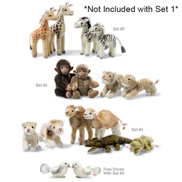 Steiff Noah's Ark 8000体限定 同一シリアル ペア 12cm Steiff Noah's Ark Set 1 | Terra Toys