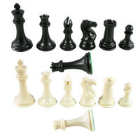 4in Weighted Plastic Chess Pieces
