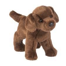 Chocolate Lab Plush Tucker