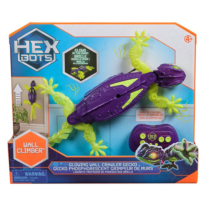 Hex Bots- Glow in the Dark Gecko Wall Crawler