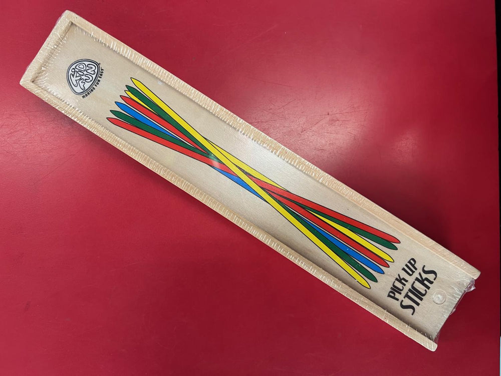 Pick Up Sticks Classic Game Wood Box