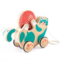 Roll and Rattle Kitten Pull Toy (12mo+)