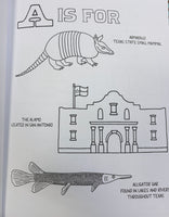 Texas A-Z  Coloring Book
