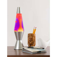 14.5in Lava Lamp (Yellow/Purple/Silver)
