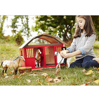 Breyer Painted Deluxe Two Stall Wood Barn
