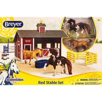 Breyer Stablemates Red Stable Set
