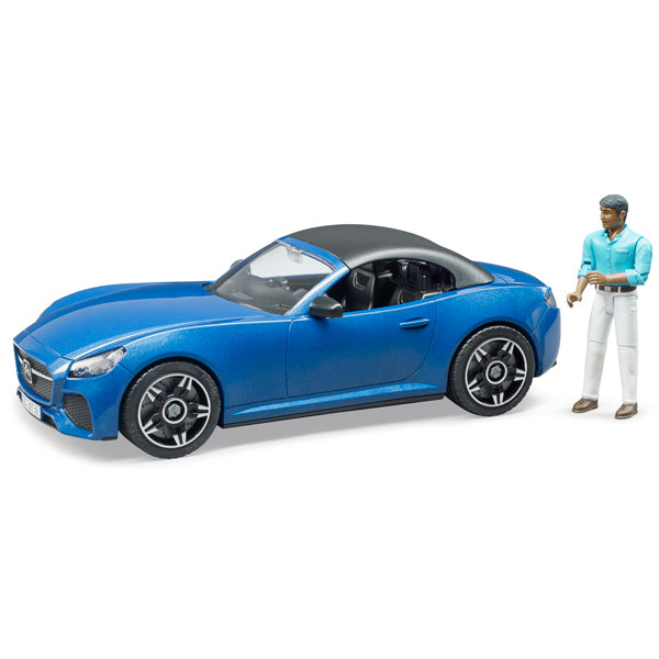 Bruder Roadster with Driver (Blue)