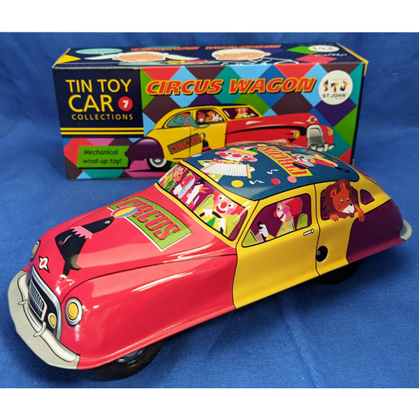 Circus Wagon Tin Wind-up | Terra Toys