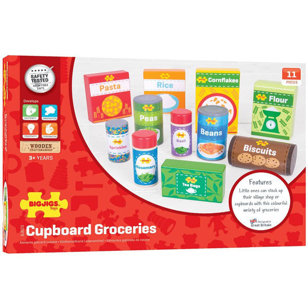 Cupboard Groceries Play Food Set