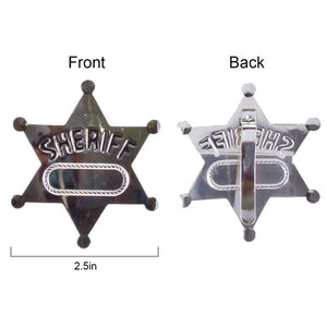 Die Cast Metal Sheriff Badge