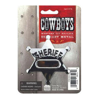 Die Cast Metal Sheriff Badge
