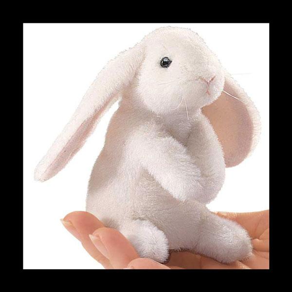 Mini Lop Ear Rabbit Finger Puppet