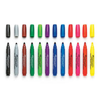 Faber-Castell Washable Broadline Jumbo Markers (12pc)
