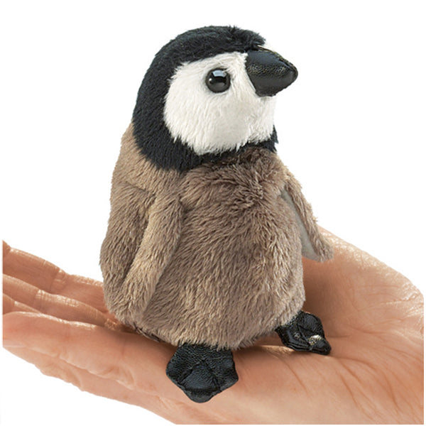 Mini Baby Emperor Penguin Finger Puppet