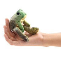 Mini Sitting Frog Finger Puppet
