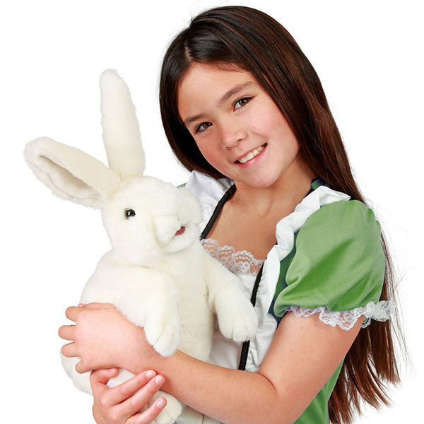 Standing White Rabbit | Terra Toys