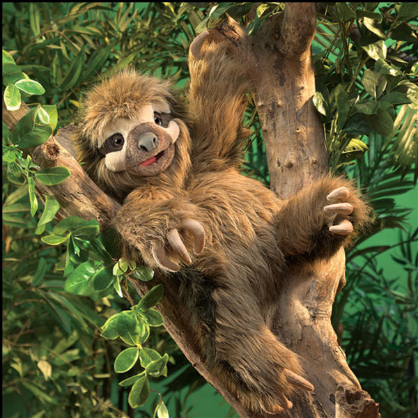 Three Toed Sloth Puppet