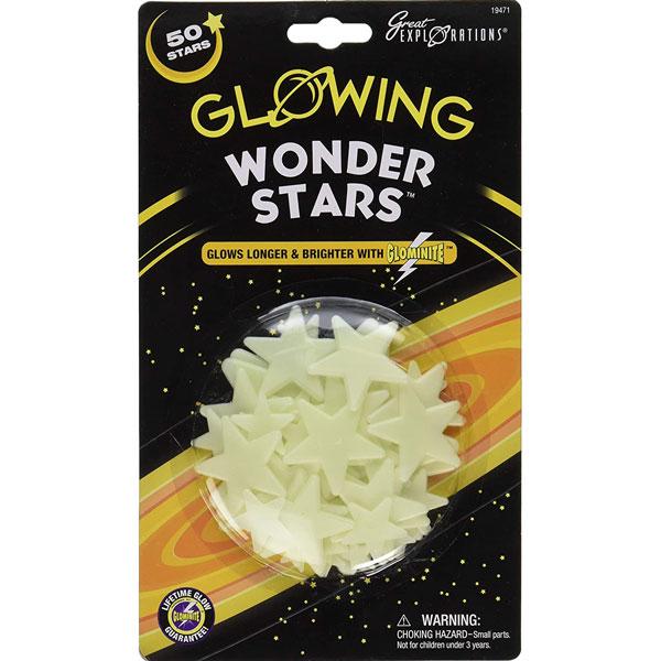 Wonder Stars Super Kit - 150 Glow In The Dark Stars & Putty For Ceiling, With Constellation Chart