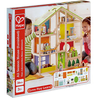 Hape All Season Doll House (furnished)
