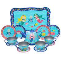 Mermaid Tin Tea Set
