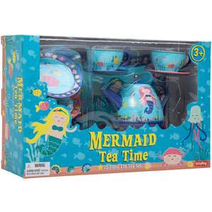 Mermaid Tin Tea Set