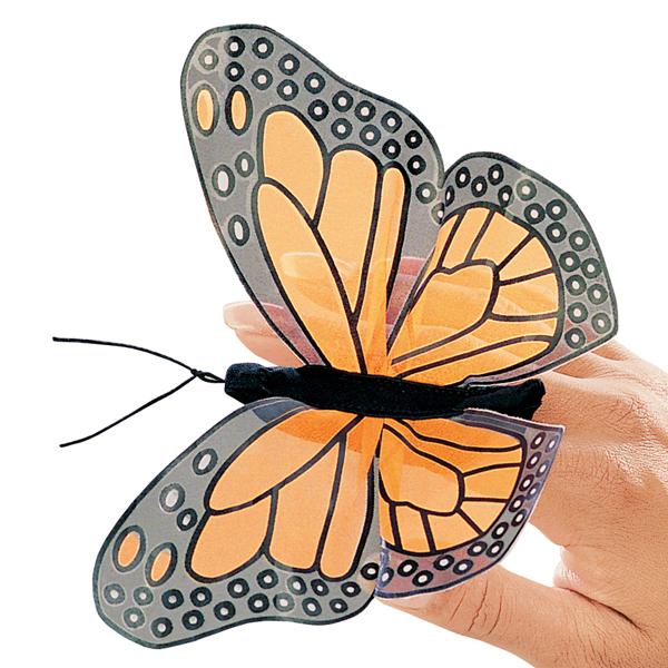 Mini Monarch Butterfly Finger Puppet