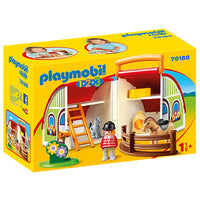 Playmobil 123 Horse Barn Take Along (18mo+)
