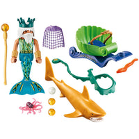 Playmobil King of The Sea with Shark Carriage
