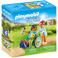 Playmobil Patient with Wheelchair
