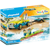 Playmobil Beach Car with Canoe
