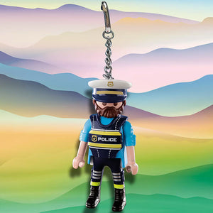 Playmobil Police Officer Keychain