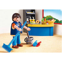 Playmobil School Janitor with Supplies
