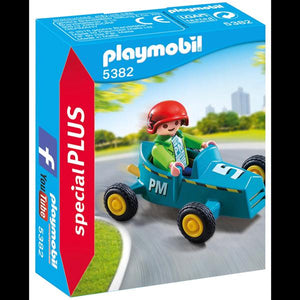 Playmobil Boy with Go-Kart