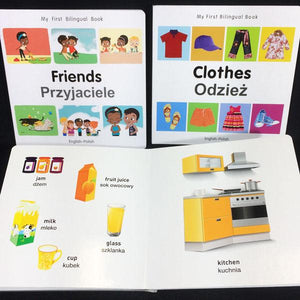 Polish/English Board Book Set