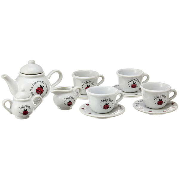 Porcelain Lady Bug Tea Set | Terra Toys