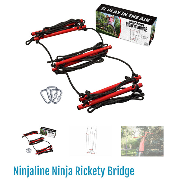 Obstacle Course For Kids Slackers NINJALINE Rickety Bridge - Kids ...
