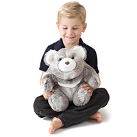 Snuffles Bear - Two Tone Grey (13in) (1+)
