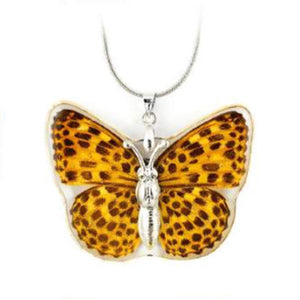 Spotted Butterfly Necklace